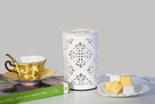 Load image into Gallery viewer, Damask Electric Wax/Oil Burner